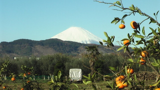 冬至の日の富士山