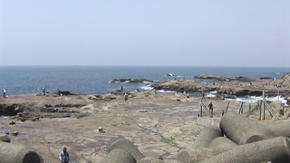江ノ島の岩場